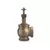 1-1/4" NPT Red Brass VBM Series Manual Angle Valve | BUKVBM12