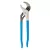 2-1/4" x 12" High-Carbon US Steel Curved Jaw Tongue and Groove Plier | CHN442