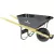 6 cu-ft Steel Heavy-Duty 1.4 mm Tray 60" Hardwood Handle Wheelbarrow | CORWB2506K