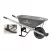 6 cu-ft Steel 1.4 mm Tray 60" Steel Handle Wheelbarrow | CORWB2706SFF