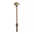 35 W Wedge S8 Copper/Solid Sand Cast Bronze CMU Series Mushroom Small Path Light | CSLCMU1CB