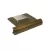 6" 2700K Integrated LED Aged Brass SEWL Series Engineered Wall Light | CSLSEWL60R