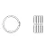 ADS Split Straight Corrugated Coupling, Black HDPE Dual Wall 12" | DFD1266AA