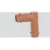 17 mm Brown Acetal 90 Degrees Insert Elbow | DIG15042