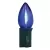 Smooth Screw-In C7 LED Blue Transparent Commercial Grade LED Bulb | HBLBU25FLDSC7TBL