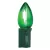 Smooth Screw-In C7 LED Green Transparent Commercial Grade LED Bulb | HBLBU25FLDSC7TGR
