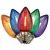 Smooth Screw-In C7 LED Red Blue Green Amber Purple Transparent Commercial Grade LED Bulb | HBLBU25FLDSC7TMU