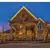 48" Red Velvet with Gold Trim Decorative Bow | BW-RGD-48