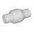 2-1/2" IPS Slip White PVC 200 psi 1011 Series Spring Check Valve | FLO101125