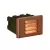 2 W 2700K Integrated LED Black Stamped Copper Zoning/Dimmable Wall Light | FXLCPZD1LEDFB