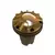 49.2 W Integrated LED Natural Brass Die-Cast Aluminum/Brass Zoning with Louver Faceplate Well Light | FXLFC6LEDLVBS