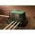 20-1/2" x 15-1/2" Rectangular Black with Green Lid Valve Box | HYR03306