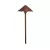 2.3 W Wedge S8 Incandescent Textured Tannery Bronze Aluminum Cast Hammered Roof Path Light | KIC15471TZT