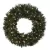 Warm White 5 mm LED 24" Mixed Noble Series Battery Operated Wreath | HBLMWR24BOWW