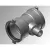2-1/2" x 2-1/2" x 1-1/2" Gasketed x Gasketed x Female Acme 6.4" L Ductile Iron B-Style Reducing Service Tee | HRC8025303