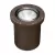75 W E26 Medium PAR20/PAR30 Incandescent Architectural Bronze Resin/Aluminum Ring In-Ground Small Well Light | KIC15268AZ