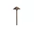 1 W Wedge T5 Incandescent Textured Tannery Bronze Aluminum Path Light | KIC15437TZT