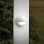 0.86 W 2700K Integrated LED Textured White Aluminum Half Moon Deck Light | KIC15764WHT27R