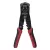 8.25" x 3" x 0.5" Rubber Handle Red 5-In-1 Automatic Wire Stripper and Crimper | KNGGS394