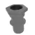 2" MPT x Bell End Ductile Iron LMA Series Self Restrained Adapter | LEMLMA200S