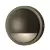 0.86 W 3000K Integrated LED Centennial Brass Half Moon Deck Light | KIC15764CBR30