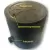 12" x 3-1/2" Round Black with Inlet Port Valve Box | LEMLWB12R