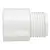 American Granby Hose Adapter, MHT x Slip White PVC/Brass 3/4" | LSCMHT103