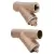 2" Solder 8.63" L Lead-Free Bronze 145LF Series with Brass Plug Y-Strainer | MAT145C08LF
