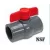 1" Threaded PVC 150 psi at 73 Degrees F Ball Valve | MAT770T05G
