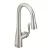 3/8" Compression 14-3/8" Metal Spot Resist Stainless Steel 1-Handle High Arc 6-19/16" Reach Pulldown Bar Faucet | MON5995SRS