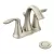 1/2" IPS 6-3/16" Metal Brushed Nickel 2-Handle High Arc Bathroom Faucet | MON6410BN