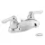 1/2" IPS 6-3/16" x 3-5/16" Metal Chrome 2-Handle Bathroom Faucet | MON64925