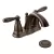 1/2" IPS 10" x 5" Metal Oil Rubbed Bronze 2-Handle High Arc Bathroom Faucet | MON6610ORB
