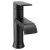 3/8" Compression 5-7/8" x 7-3/8" Metal Matte Black 1-Handle High Arc Bathroom Faucet | MON6702BL