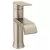3/8" Compression 5-7/8" x 7-3/8" Metal Brushed Nickel 1-Handle High Arc Bathroom Faucet | MON6702BN
