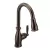 3/8" Compression 15-1/2" Metal Oil Rubbed Bronze 1-Handle High Arc Pulldown Kitchen Faucet | MON7185ORB