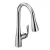 3/8" Compression 15-1/2" Metal Chrome 1-Handle High Arc Pull-Out Kitchen Faucet | MON7594C