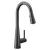 3/8" Compression 15-9/16" Metal Matte Black 1-Handle High Arc Pulldown Kitchen Faucet | MON7864BL