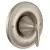 7" Metal Brushed Nickel Eva 1-Handle Valve Only Trim | MONT2131BN