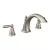 6-3/4" Metal Brushed Nickel 2-Handle Low Arc Roman Tub Faucet | MONT933BN