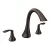9-1/2" Metal Oil Rubbed Bronze 2-Handle High Arc Roman Tub Faucet | MONT943ORB