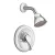 1/2" 7" Metal Chrome 1-Handle Shower Only Trim | MONTL171