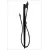 Barb 24" L Black Elbow Stake Assembly | MXJBWK24B