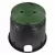 10" Round Black Box Irrigation Control Valve Standard with Overlapping Green Cover Valve Box | NDB111BC7881