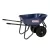 Blue 6 cu-ft Steel Extra Heavy-Duty 36" x 34" x 14" Tray 15" Steel Handle Wheelbarrow | MWR85733