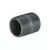 1-1/4" x 2" MNPT Black Steel Schedule 40 Pipe Nipple | NPB012X02