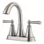 1/2" NPSM 9" x 7-1/8" Metal Brushed Nickel 2-Handle Saxton Series Centerset Bathroom Faucet | PPFLG48GL0K