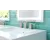 1/2" NPSM 4-5/8" Metal Brushed Nickel 2-Handle Deckard Series Widespread Bathroom Faucet | PPFLG49DAPK