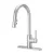 1/2" NPSM 16-3/8" Metal Stainless Steel 1-Handle Stellen Series Pull-Down Kitchen Faucet | PPFLG529SAS