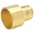 1-1/4" Male Sweat x Barb Lead-Free Brass Sweat Adapter | PXFMCA012B